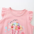 thumbnail image 6 of TOWED22 Baby Toddler Sweet Summer Outfits 2 Piece Sleeveless Tank Tee and Shorts Adorable Casual Sets Clothing(Pink,5-6 Y), 6 of 8
