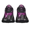 thumbnail image 5 of Peace Love Cure Breast Cancer American flag Shoes Sneakers for Women Men Black Size 5, 5 of 7