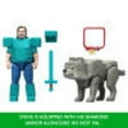 thumbnail image 4 of Minecraft Man’s Best Wolf Pack with 2 Action Figures & 2 Accessories, Set Inspired by the Movie, 4 of 7