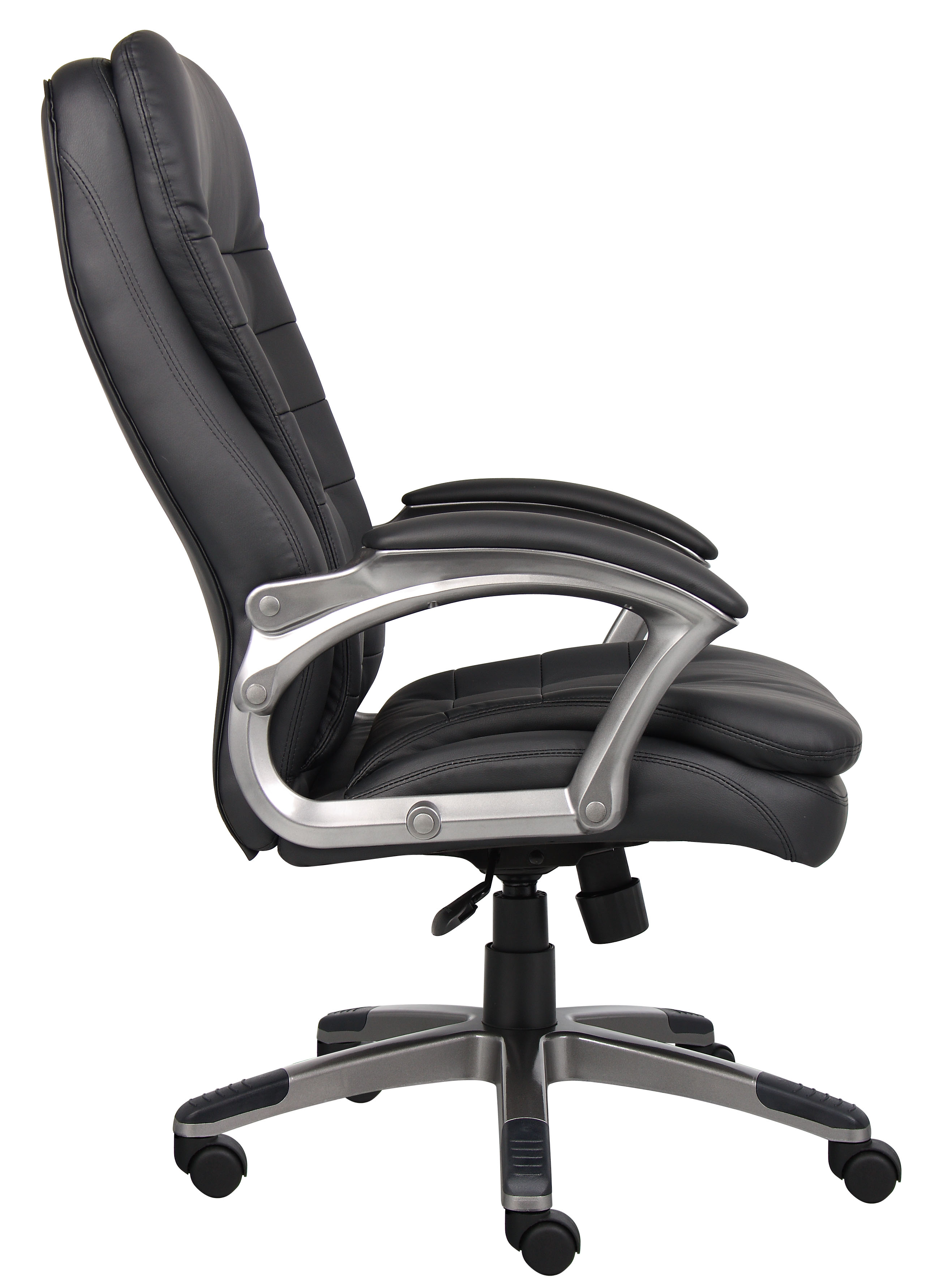 Boss Office Products Executive High Back Pillow Top Office Chair in Black - image 4 of 9