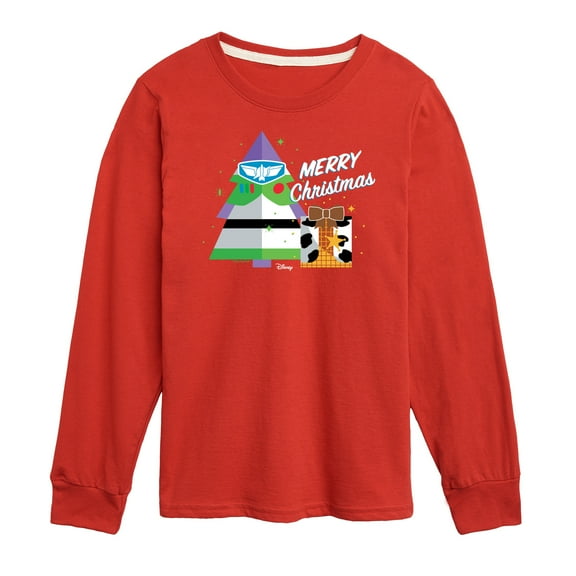 Toy Story - Merry Christmas Toy Story - Toddler And Youth Long Sleeve Graphic T-Shirt