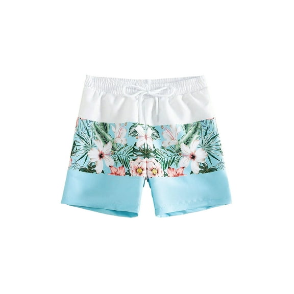 Baby Sweetie Family Matching Swimsuits Floral Print Mother Daughter Bikini Set Father Son Trunks Bathing Suit