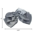 thumbnail image 3 of Scunci 1-PK BOW BARRETTE DK GREY, 3 of 6