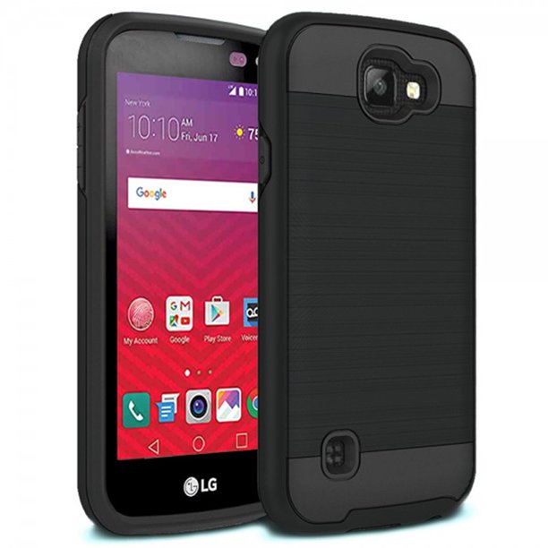 LG K3 2017 / LS450 Hybrid Heavy Duty Shockproof Protective Case Cover ...