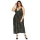 thumbnail image 5 of Vestido largo Zenobia Doble tirante Talla extra 11746 Negro 42, 5 of 6