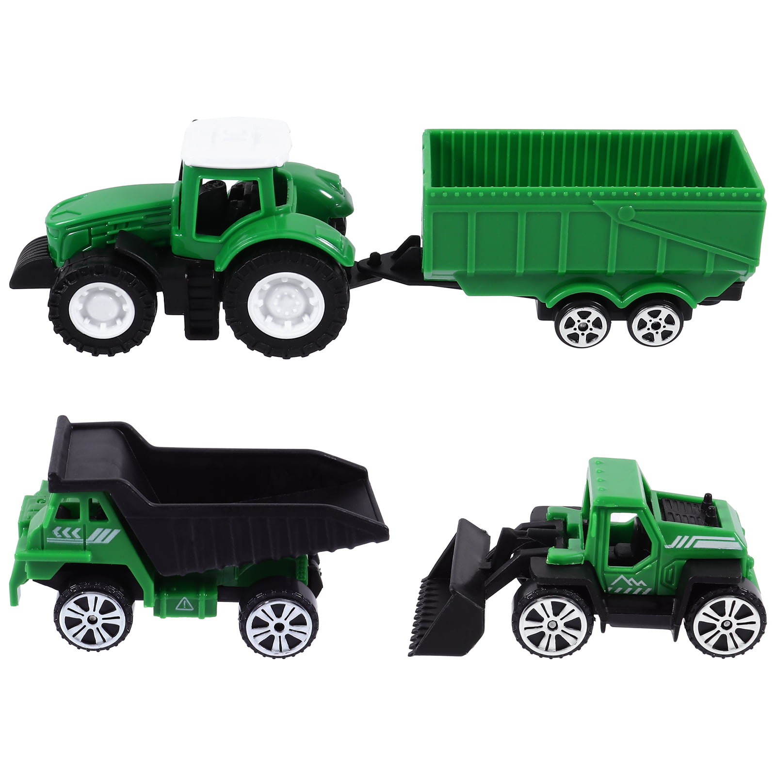 5PCS Dreamon Colourful Construction Trucks Toy Engineering Diggers and Dumpers Toys Cars Play Set Educational Gift for 3 Years Old Kids 