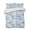 Gray Blue, variant on Quilts Queen Size, Navy Blue Flowers Soft Comforter Bedding Set for Bed, Watercolor Summer Botanical Floral Lightweight Quilted Bedspread with Pillow Cover(2 Pieces) for All Season, 90x96 Inch