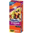 thumbnail image 1 of Hefty Gallon Storage Slider Bags 30 ea (Pack of 3), 1 of 1