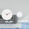thumbnail image 2 of Luzkey Wall Clock with Decorative Wall Clock Desktop Aquarium Tank Transparent Fish Bowl Vase Fishes Tank Clear Aquarium Container Made of Fiberboard And PP, 2 of 8