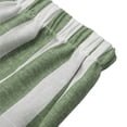 thumbnail image 5 of Tfken Toddler Girls Soft Pants Elastic Waist Stretchy Trousers Linen Loose Flare-Leg Pants Stripe Fashion Lightweight Casual Daily Wear Clothes Size 18-24 Months Green, 5 of 9