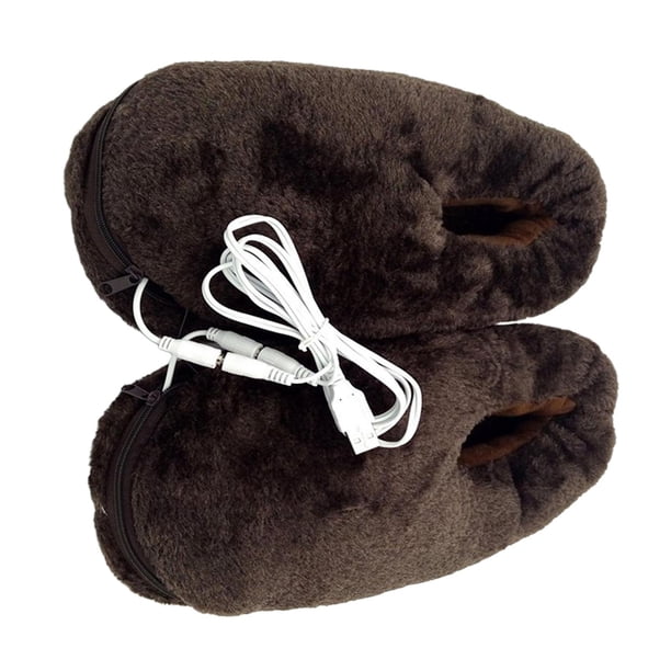 Calentador de pies shamjiam USB engrosado extraíble negro