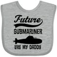 thumbnail image 3 of Inktastic Future Submariner Like Daddy Boys or Girls Baby Bib, 3 of 4