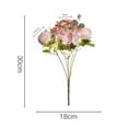 thumbnail image 5 of D-GROEE Artificial Rose Flowers Faux Silk Flowers Retro Looking Rose for Home Bridal Wedding Party Festival Decor, 5 of 7