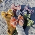 thumbnail image 5 of Yuemengxuan Baby Girls Lovely Bowknot Socks and Headband Set, Great Gift for Kids Girls, 5 of 7
