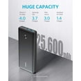 thumbnail image 6 of Anker PowerCore III Elite 25600 87W Portable Charger with 65W PD, Power Delivery Power Bank Bundle for Laptops, Smartphones, 6 of 7