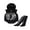 Black, variant on Baby Boy Girl Halloween Outfit 0 3 6 12 18 Months Infant Hooded Sleeveless Romper Jumpsuits with Stockings Halloween Clothes