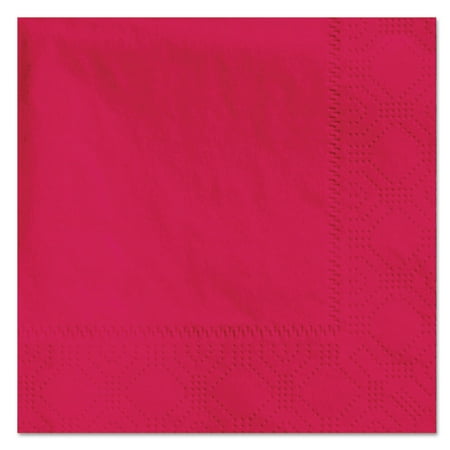 Hoffmaster 2-Ply Beverage Napkins  Red  1000 count