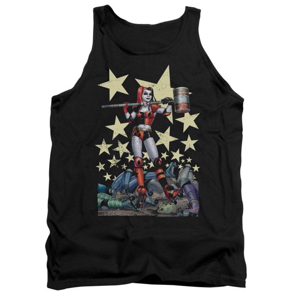 Batman Hammer Time Adult Tank Top Black