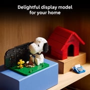 LEGO Ideas Peanuts: Snoopy's Doghouse Collectible Building Set for Adults - Room or Office Decor for Women & Men, Ages 18+ Gift for Fans - W/ Woodstock Figure - 21368
