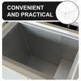 thumbnail image 2 of Miangastore Chest Freezer Organizer Bins: Stackable Basket With Handle - Deep Refrigerator Hanging Storage Rack - Fridge Internal Partition Shelves Container For Bottom Sort Meat Food, 2 of 9