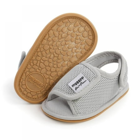 

Baby Girl Boy Summer Mesh Sandals Infant Flat Toddler Prewalker Shoes 0-18M
