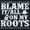 Navy, variant on Blame It On My Roots Country Music Men's Graphic T Shirt Tees Brisco Brands S