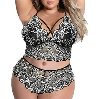 Spencer Women Sexy Lingerie Set 2 Piece Female Push Up Bra and Panty Set  Strappy Bralette Underwear Sleepwear Nightwear "M,Purple" - Walmart.com