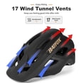 thumbnail image 3 of Casco de bicicleta BATFOX MTB eléctrico ligero con visera, 3 of 8