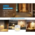 thumbnail image 3 of AMIR Motion Sensor Light Stair Lights Battery Operated Stick-On LED Night Light for Closet Hallway Bathroom Kitchen Cabinet Energy Efficient Warm White 3 Packs, 3 of 10
