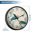 thumbnail image 3 of Voice Activated Clock with Glow Light 12 Inch Large Silent Wall Clock Battery Operated for Home Decor Underwater Scene Featuring, 3 of 8
