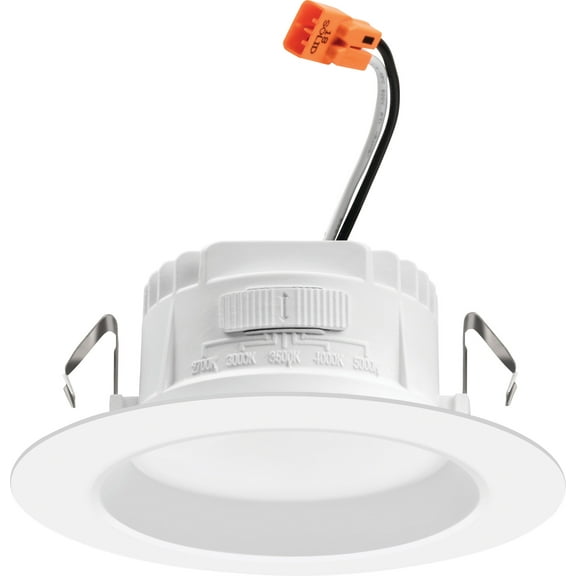 Juno Lighting Rb4s Sww5 M6 Retrobasics 4" Integrated Led Switchable Cct Smooth Recessed