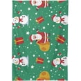 thumbnail image 2 of SKYSONIC Christmas Snowman Tablecloth Waterproof Washable Polyester Square Table Cover Durable Tablecloth for Kitchen Dining Table Party Decor (54 X 72 Inch), 2 of 7