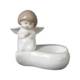 thumbnail image 2 of Estatua de ángel té titular de velas decoración de escritorio escultura de cerámica versátil para centros de mesa de mesa de bodas decorativas Estilo a, 2 of 8