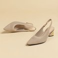 thumbnail image 2 of Knitted Back Strap Pointy Princess Sandals Shoes for Women Girls, 2 of 7