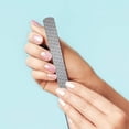 thumbnail image 4 of 2 limas de uñas de acero inoxidable con estuche de cuero, limas de uñas de metal de doble cara con mango antideslizante, herramientas de manicura y pedicura, 4 of 5