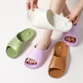 thumbnail image 5 of YOUYEDIAN Slippers for Women Summer House Shoes Fashion Indoor Sandals Cozy Beach Flip Flops (Coffee), 5 of 5