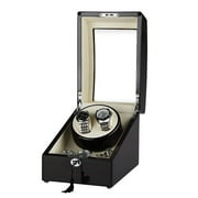 Automatic Rotation 2+3 Watch Winder Case Display Box Storage Holder Organizer