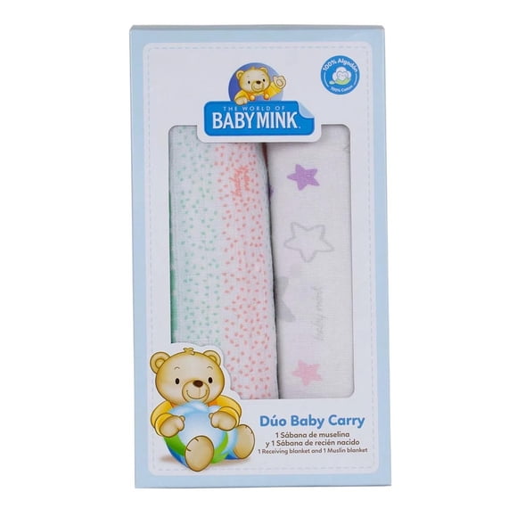 Set de Sabanas Baby Mink Duo de Sabanas Rosa