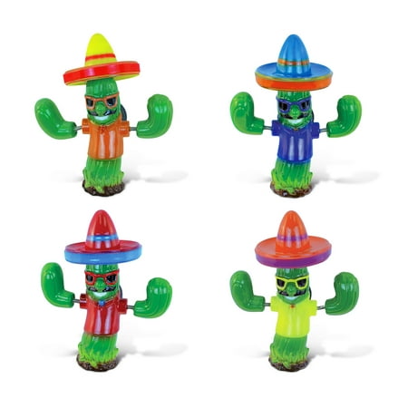 

CoTa Global Cool Cactus Refrigerator Bobble Magnets Set of 4 - Assorted Color Fun Cute Desert Cactus Bobble Head Magnets For Kitchen Fridge Home Decor and Cool Office Decorative Novelty - 4 Pack