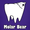 thumbnail image 3 of CafePress - Molar Bear Polar Tooth Bear T Shirt - Dark T-Shirt Kids XS-XL, 3 of 4
