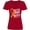 Red, variant on Inktastic Never Stop Fighting Leukemia Awareness Orange Ribbon Women's V-Neck T-Shirt