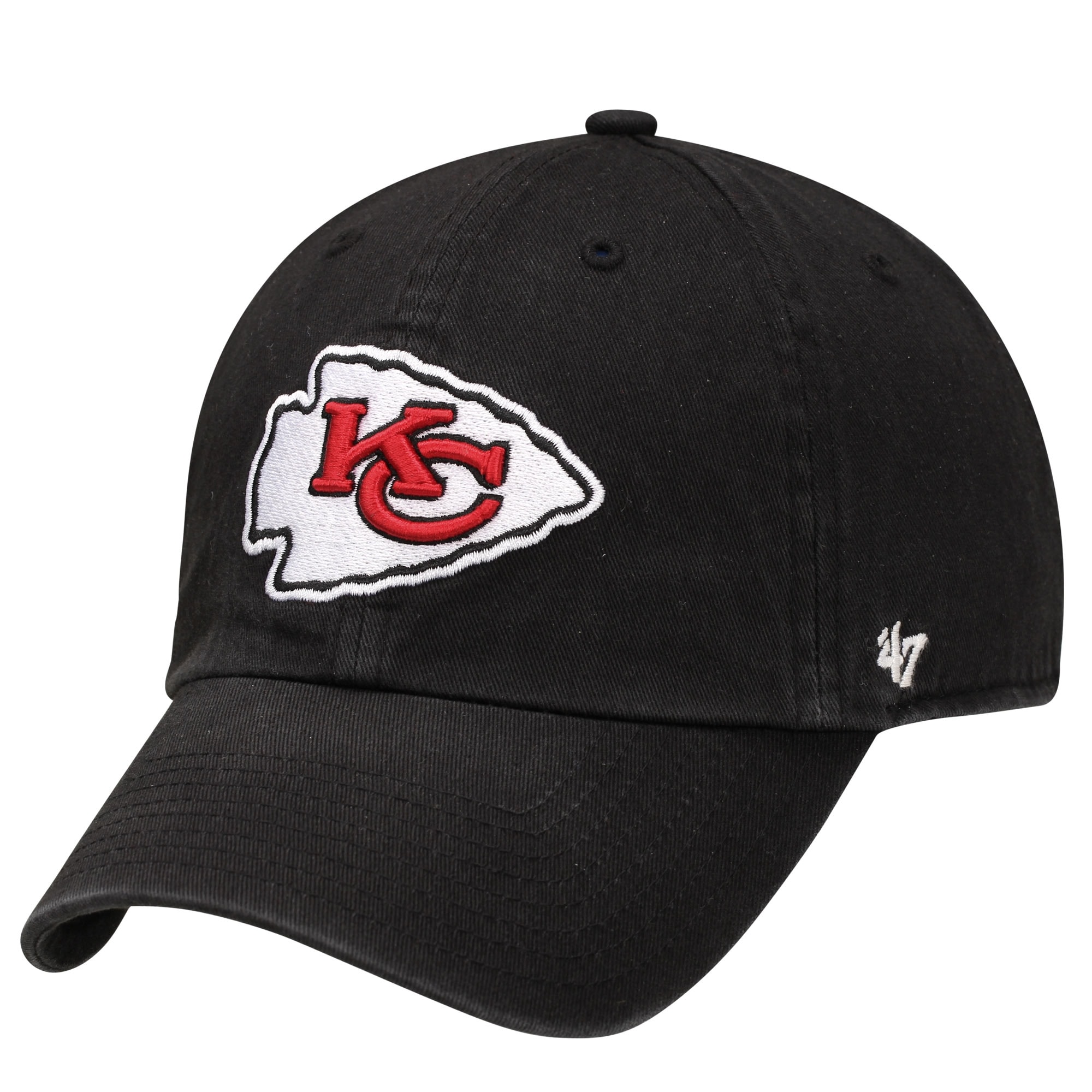 '47 Brand Kansas City Chiefs New Clean Up Adjustable Hat - Black - OSFA - image 2 of 3