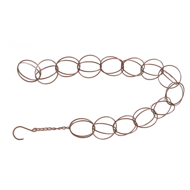 Carillón de viento función de drenaje de Material de hierro cadena de lluvia exquisita decorativa a prueba de herrumbre elegante para balcón para bajante ANGGREK Otros
