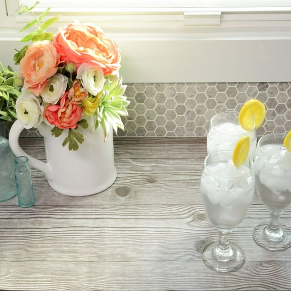 Con-Tact Brand Contact Paper Self-Adhesive Vinyl Drawer and Shelf Liner, Driftwood, 18 in x 50 ft