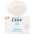 Dove Baby Bar Soap Rich Moisture Hypoallergenic pH Neutral 3.17 oz Pack of 2