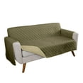 thumbnail image 6 of Home Details Reversible Quilted Furniture Sofa Protector in Sage/Olive, 6 of 8