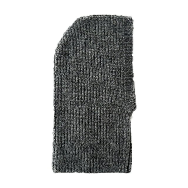 Cagoule pour Femmes, Classique Décontractée Tricotée Couleur Unie Côtelée à Capuche, Cagoule pour Femmes