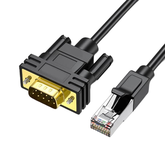 RJ45 To RS232 Male Console Cable 4.92Ft Interferences Resistant For Cat5 Ethernet Console Cable
