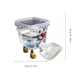 thumbnail image 3 of Automatic Pet Water Dispenser 5L Capacity, Gravity Fed Drinking Station For Dogs Cats, Large Water Tank Pet Fountain Alternative For Home Indoor Use, 3 of 5