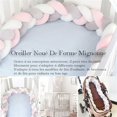 thumbnail image 4 of Crib protector - 3 meters braided baby pillow snake braided edge protector velvet crib protector newborn crib protector, white - 1M（PA）, 4 of 5